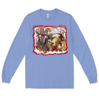 Colony Blue christmas goats Long Sleeve Tee - RanaPortraitStore