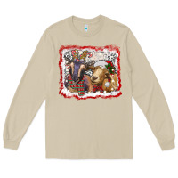 Mushroom christmas goats Long Sleeve Tee - RanaPortraitStore