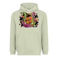 Matcha halloween horseshoe Heavyweight Hoodie - JahusDesignShop