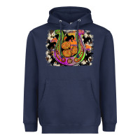 Navy halloween horseshoe Heavyweight Hoodie - JahusDesignShop