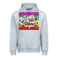Heather Grey Pride Vibes LGBTQ+ Tumbler Urban Hoodie - BundleAndBundleShop