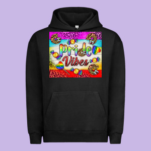Pride Vibes Lgbtq+ Tumbler Urban Hoodie Designed By Bundleandbundleshop