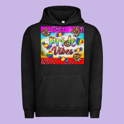 Pride Vibes Lgbtq+ Tumbler Urban Hoodie Designed By Bundleandbundleshop