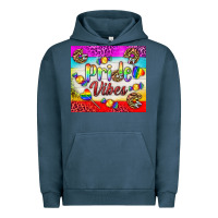 Pigment Midnight Navy Pride Vibes LGBTQ+ Tumbler Urban Hoodie - BundleAndBundleShop