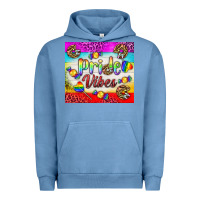 Pigment Pebble Blue Pride Vibes LGBTQ+ Tumbler Urban Hoodie - BundleAndBundleShop