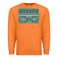 Carrot turquoise gemstone background Premium Sweatshirt - AdoDesignShop