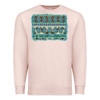 Pale Pink turquoise gemstone background Premium Sweatshirt - AdoDesignShop