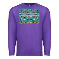 Purple turquoise gemstone background Premium Sweatshirt - AdoDesignShop