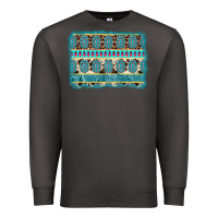 Smoke turquoise gemstone background Premium Sweatshirt - AdoDesignShop