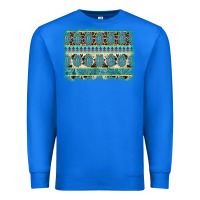 True Royal turquoise gemstone background Premium Sweatshirt - AdoDesignShop