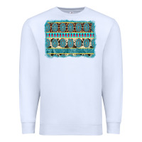 White turquoise gemstone background Premium Sweatshirt - AdoDesignShop