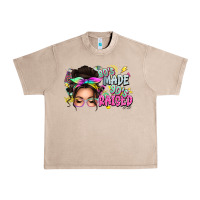 French Oak 80s made 90s raised messy bun Urban Heavy Tee - texasbilliewilder