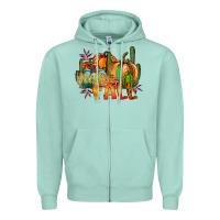 Seafoam hallo fall Zipper Hoodie - RacoonDesign