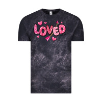 Cloud Black loved valentines day Vintage Tee - RanaPortraitStore