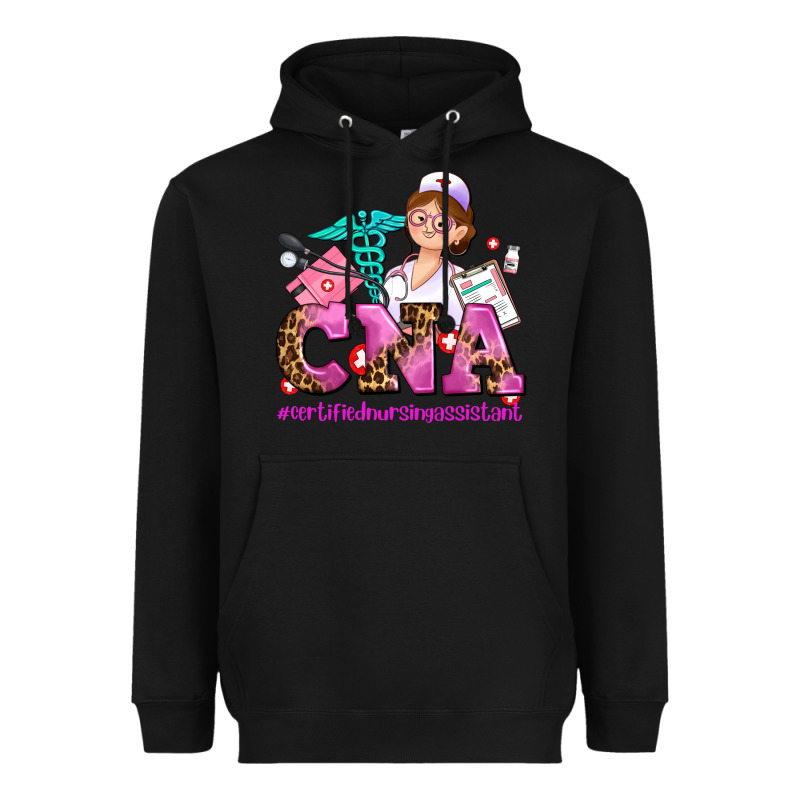Cna Certified Nursing Assistant Heavyweight Hoodie by AdoDesignShop | Teevron