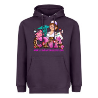 Plum cna certified nursing assistant Heavyweight Hoodie - AdoDesignShop