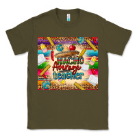 Army Green nacho average teacher Classic Tee - CTS Tumbler Store