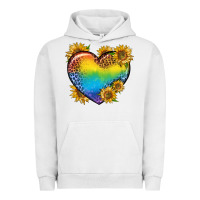 Pigment Lunar Rock Pride Heart And Sunflower Urban Hoodie - BundleAndBundleShop