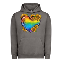 Pigment Tornado Pride Heart And Sunflower Urban Hoodie - BundleAndBundleShop