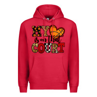 Cardinal my heart is on that court basketball red and black Premium Hoodie - NancyCooperArtShop