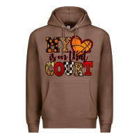 Chestnut my heart is on that court basketball red and black Premium Hoodie - NancyCooperArtShop