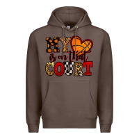 Coffee my heart is on that court basketball red and black Premium Hoodie - NancyCooperArtShop