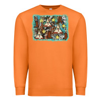 Carrot tribe tent western background Premium Sweatshirt - AdoDesignShop