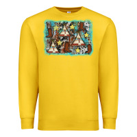 Lemon tribe tent western background Premium Sweatshirt - AdoDesignShop