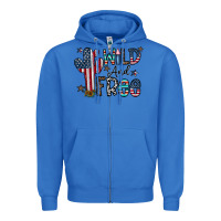 True Royal wild and free Zipper Hoodie - CowhideDigitalArt