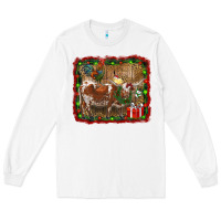 White christmas farm animals Long Sleeve Tee - RanaPortraitStore
