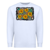 Leather Sunflower Background Premium Sweatshirt | Teevron