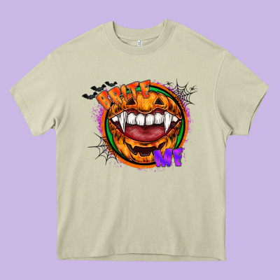 Brite Me Heavy Core Tee Designed By Cowhidedigitalart