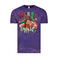 Cloud Purple merry and bright caucasian girl sneakers Vintage Tee - RanaPortraitStore