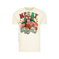 Vintage Arctic merry and bright caucasian girl sneakers Vintage Tee - RanaPortraitStore