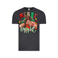 Vintage Black merry and bright caucasian girl sneakers Vintage Tee - RanaPortraitStore