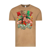 Vintage Camel merry and bright caucasian girl sneakers Vintage Tee - RanaPortraitStore