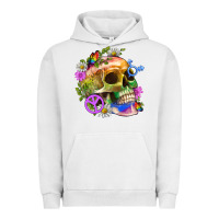 Pigment Lunar Rock Pride Skull And Transgender Symbol With Peace Urban Hoodie - BundleAndBundleShop