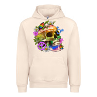 Sandshell Pride Skull And Transgender Symbol With Peace Urban Hoodie - BundleAndBundleShop