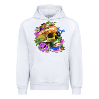 White Pride Skull And Transgender Symbol With Peace Urban Hoodie - BundleAndBundleShop