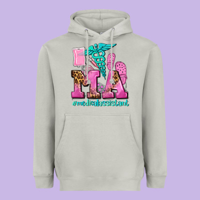M A Medical Assistant Heavyweight Hoodie Designed By Adodesignshop
