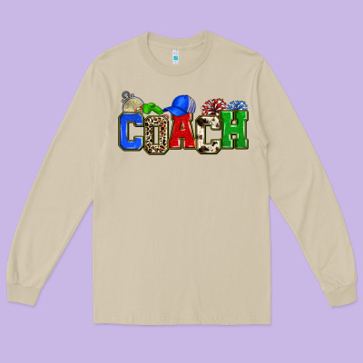 Coach Long Sleeve Tee Designed By Zillion Design Studio