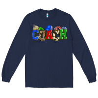 Navy coach Long Sleeve Tee - Zillion Design Studio