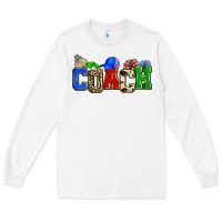 White coach Long Sleeve Tee - Zillion Design Studio