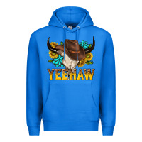 True Royal yeehaw bull skull Premium Hoodie - NancyCooperArtShop