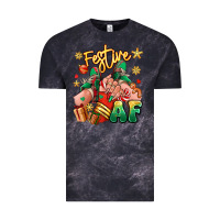 Cloud Black festive af christmas caucasian girl sneakers Vintage Tee - RanaPortraitStore
