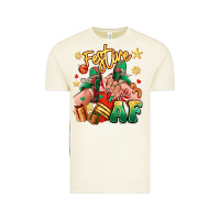 Vintage Arctic festive af christmas caucasian girl sneakers Vintage Tee - RanaPortraitStore