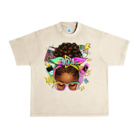 Sandshell 90s afro messy bun Urban Heavy Tee - texasbilliewilder