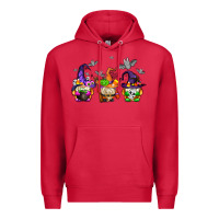 Cardinal halloween gnomes Premium Hoodie - AdoDesignShop