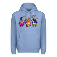 Colony Blue halloween gnomes Premium Hoodie - AdoDesignShop
