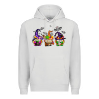 Dove Grey halloween gnomes Premium Hoodie - AdoDesignShop